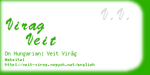 virag veit business card